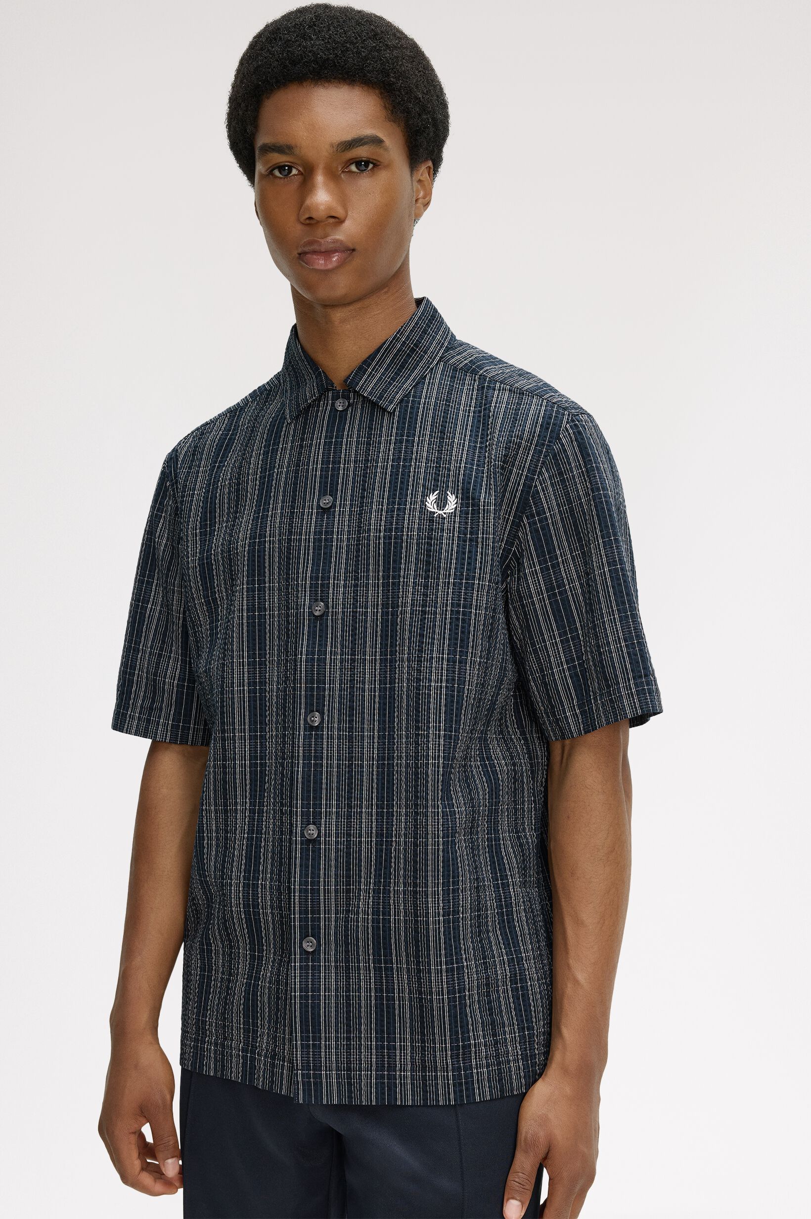 FRED PERRY 「Seersucker Check Shirt／シアサッカーチェックシャツ」|シャツ・ブラウス|