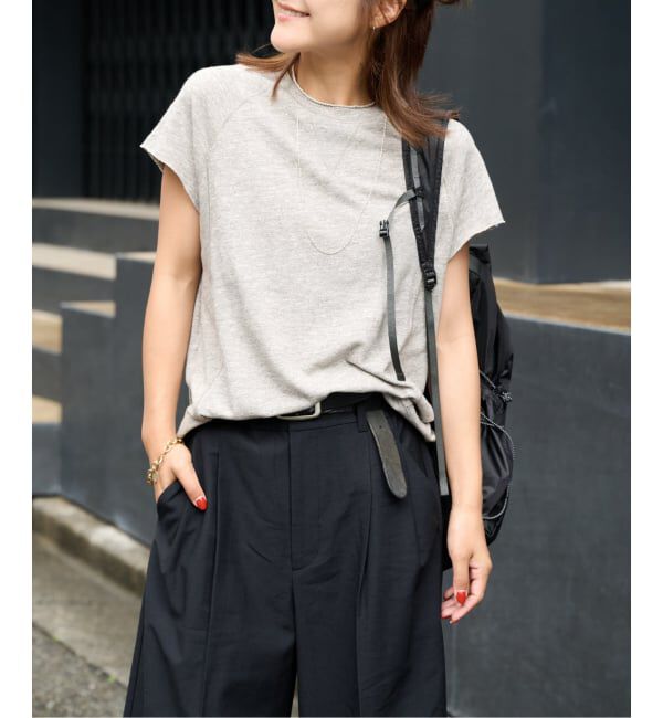OUTDOOR PRODUCTS Usual Things「≪予約≫追加 スラブストレッチフレンチスリーブTEE」|Tシャツ・カットソー|