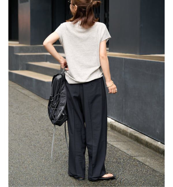 OUTDOOR PRODUCTS Usual Things「≪予約≫追加 スラブストレッチフレンチスリーブTEE」|Tシャツ・カットソー|