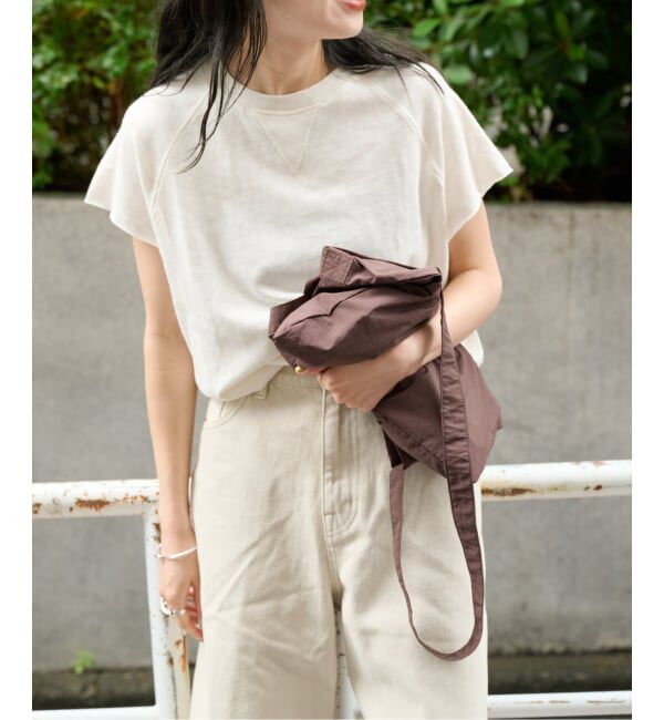 OUTDOOR PRODUCTS Usual Things「≪予約≫追加 スラブストレッチフレンチスリーブTEE」|Tシャツ・カットソー|ホワイト