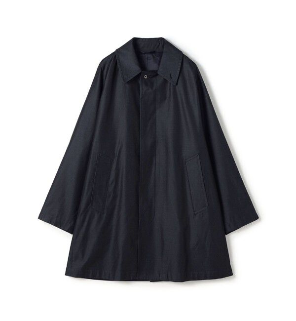 TOMORROWLAND MENS「【別注】INVERTERE コットンシルクギャバジン ステンカラーコート」|ステンカラーコート|69 ネイビー