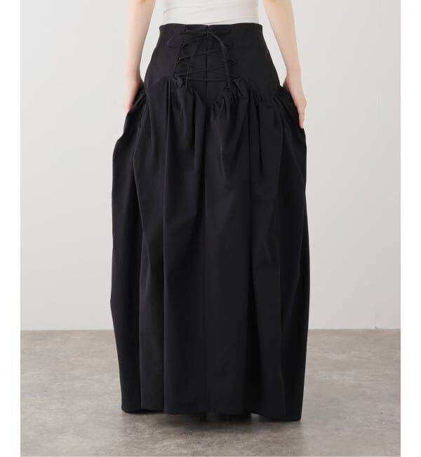  「MARGE COTTON CORSET DETAIL GATHERED SKIRT 1012-0105-033：スカート」|スカート|
