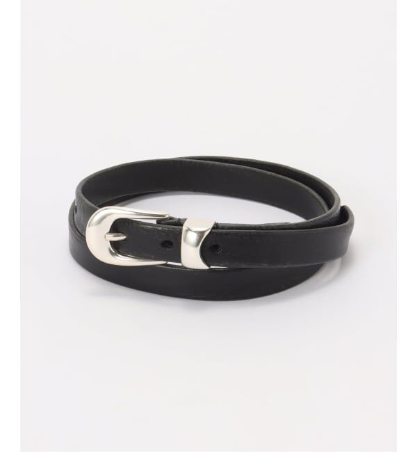 EYETHINK「OUR LEGACY 2 CM BELT Black 90」|ベルト|ブラック
