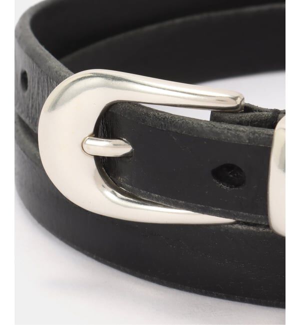 EYETHINK「OUR LEGACY 2 CM BELT Black 100」|ベルト|