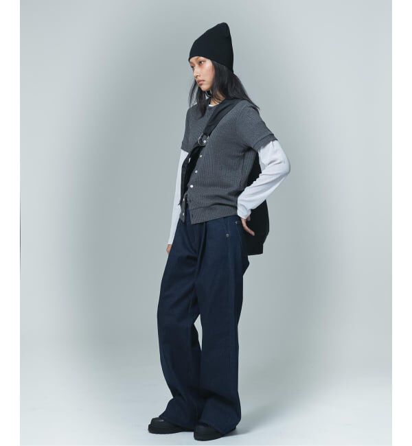 JOINT WORKS「NOCTO ARCHIVE/ノクト アーカイブ Collarless S/S  Cardigan」|カーディガン|
