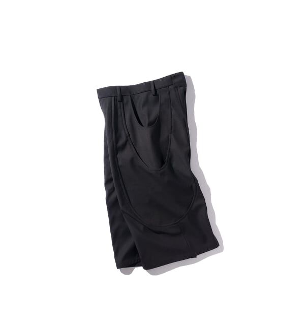JOINT WORKS「GOAT ESSENCE / ゴートエッセンス TUCK CURVE WIDE SHORTS」|その他|ブラック