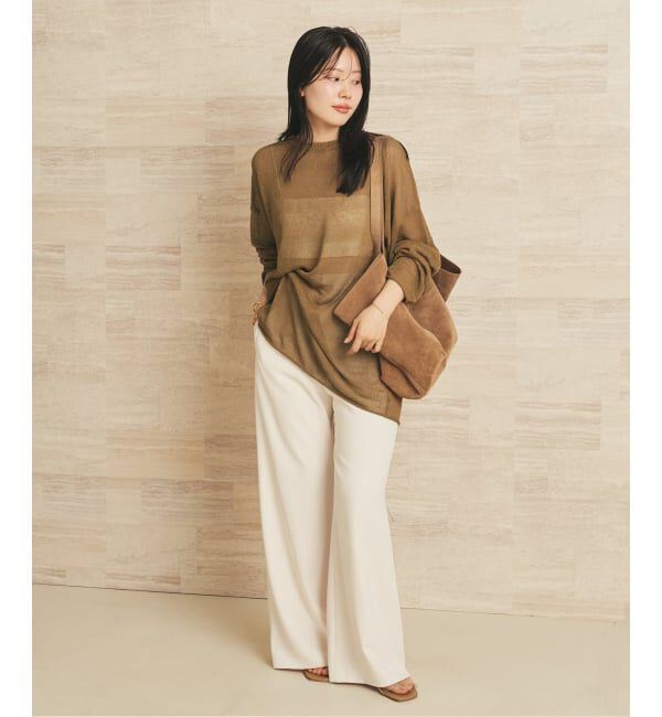Plage「Semi flare パンツ」|スラックス|