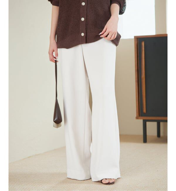Plage「Semi flare パンツ」|スラックス|