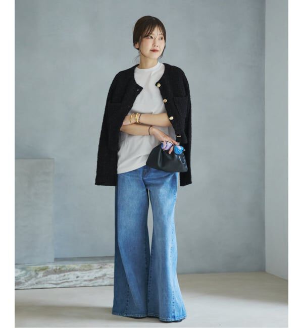 Plage「《予約》Power Shoulder Tee」|Tシャツ・カットソー|