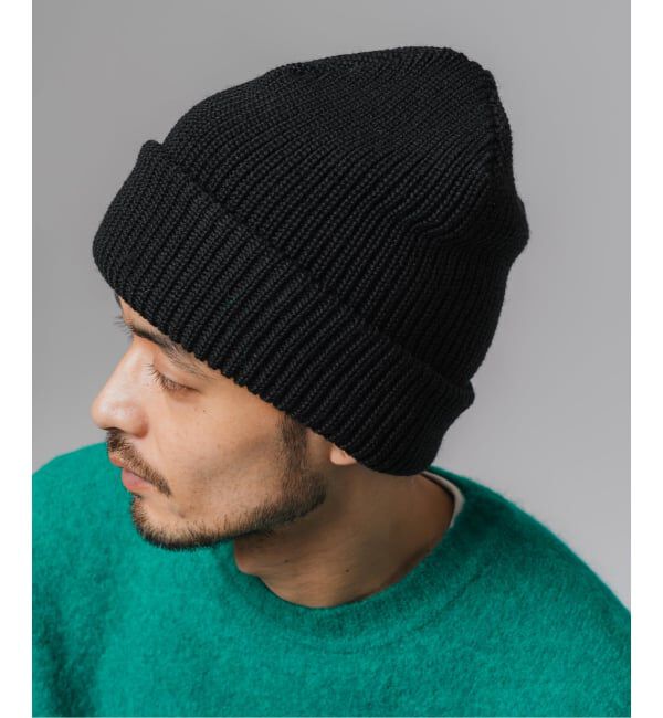 EDIFICE「KIJIMA TAKAYUKI (キジマ タカユキ) 別注  LONG BEANIE」|ニット帽|ブラック