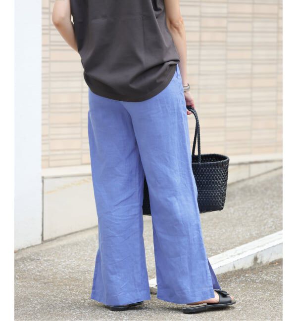 JOURNAL STANDARD relume「《一部WEB限定追加4》麻スリットイージーパンツ」|その他|