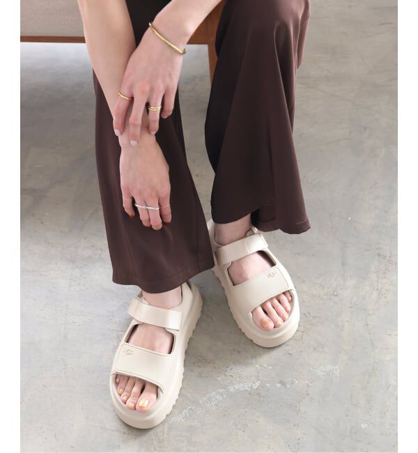 JOURNAL STANDARD relume「《追加》【UGG/アグ】W GOLDENGLOW 1152685：サンダル」|サンダル|ナチュラル