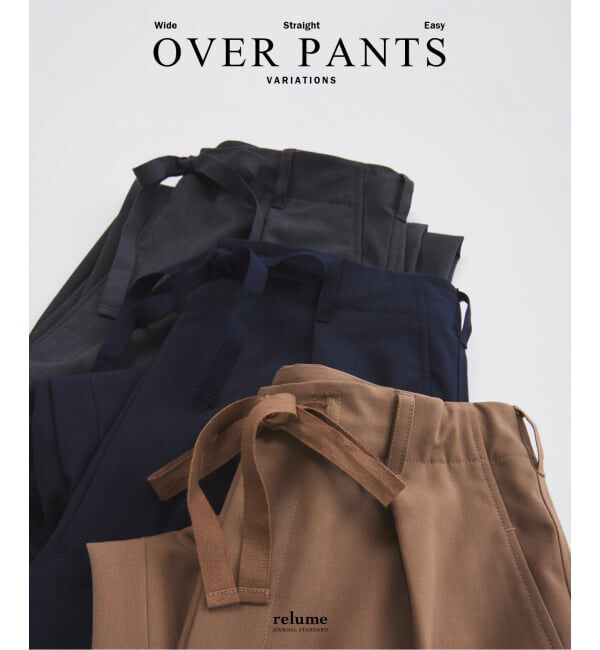 JOURNAL STANDARD relume「TRトロ オーバーパンツ」|スラックス|