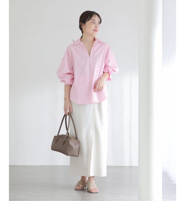  「【洗える】TICCA/ティッカ スキッパーシャツ」|シャツ・ブラウス|