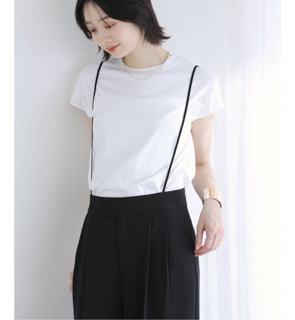  「【洗える】接触冷感スムースハイネックプルオーバー」|Tシャツ・カットソー|