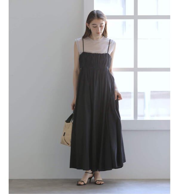  「【洗える】シアートリコットタンクトップ」|Tシャツ・カットソー|