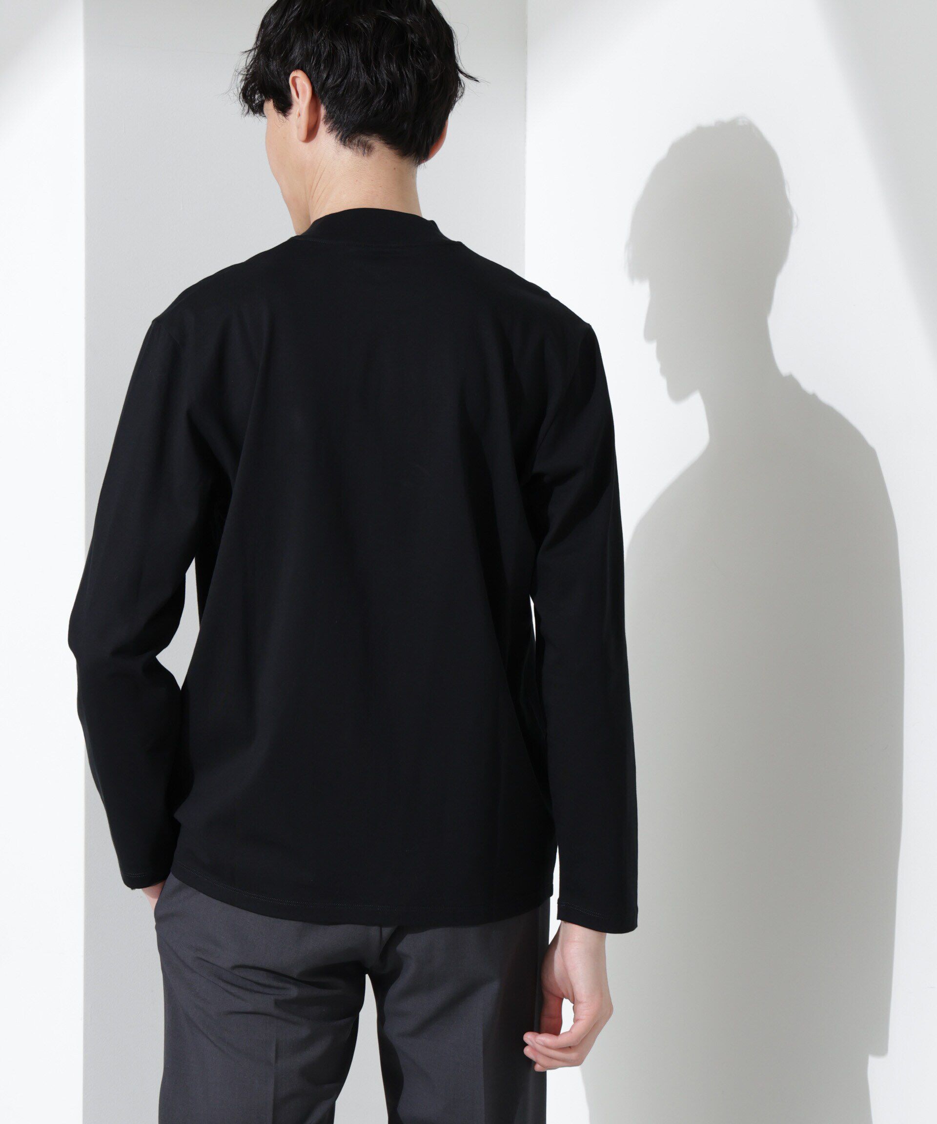 nano･universe「ジャケT(R) クルーネック 長袖」|Tシャツ・カットソー|