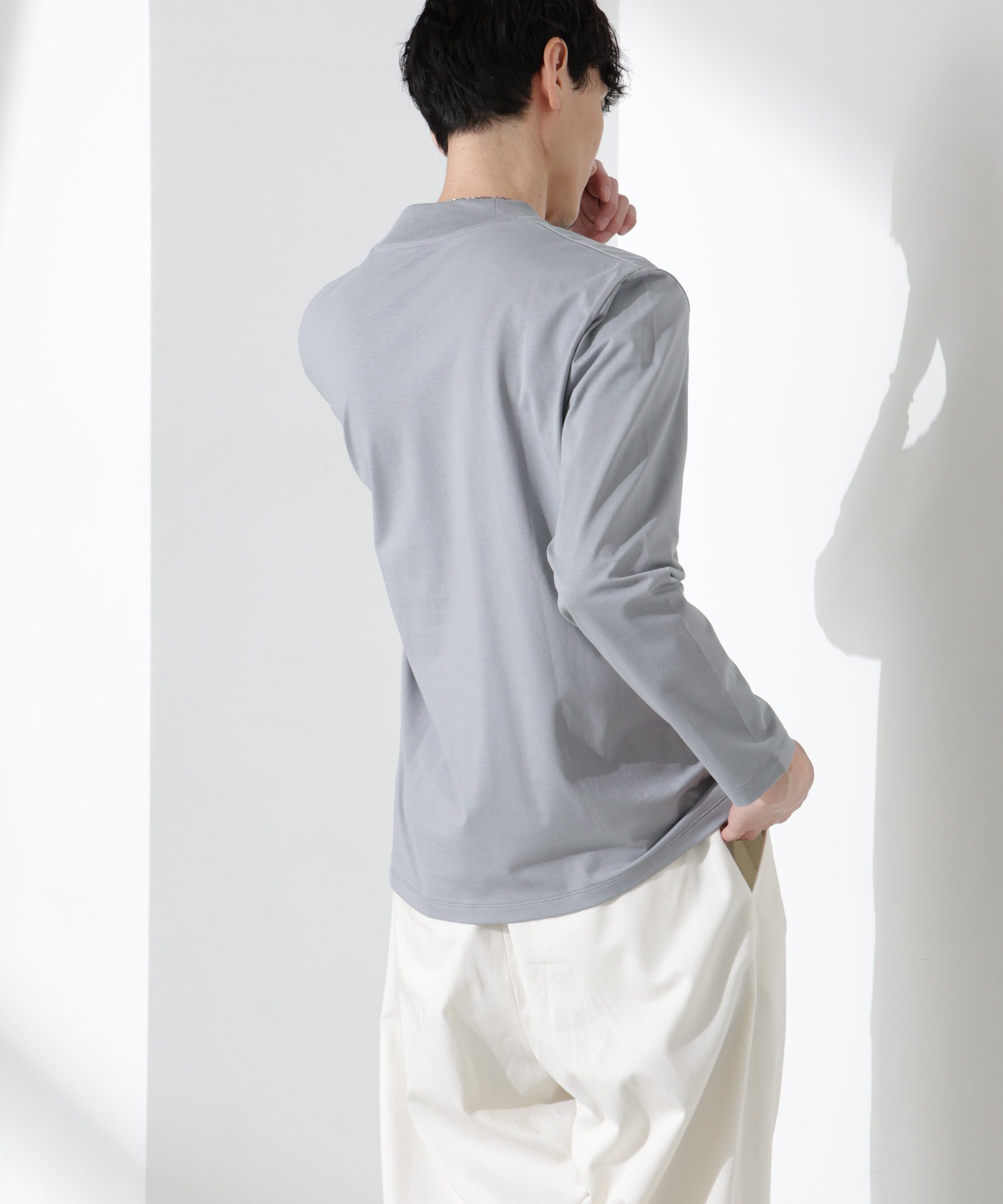 nano･universe「ジャケT(R) クルーネック 長袖」|Tシャツ・カットソー|