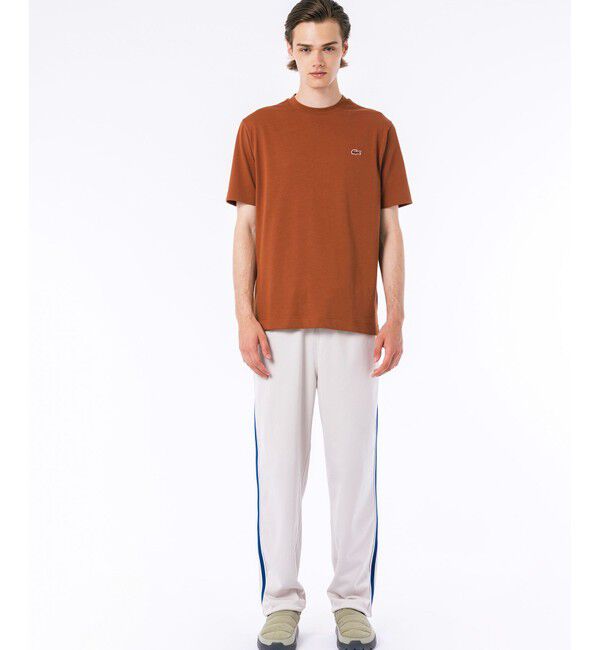LACOSTE「アウトラインクロッククルーネック半袖Tシャツ」|Tシャツ・カットソー|
