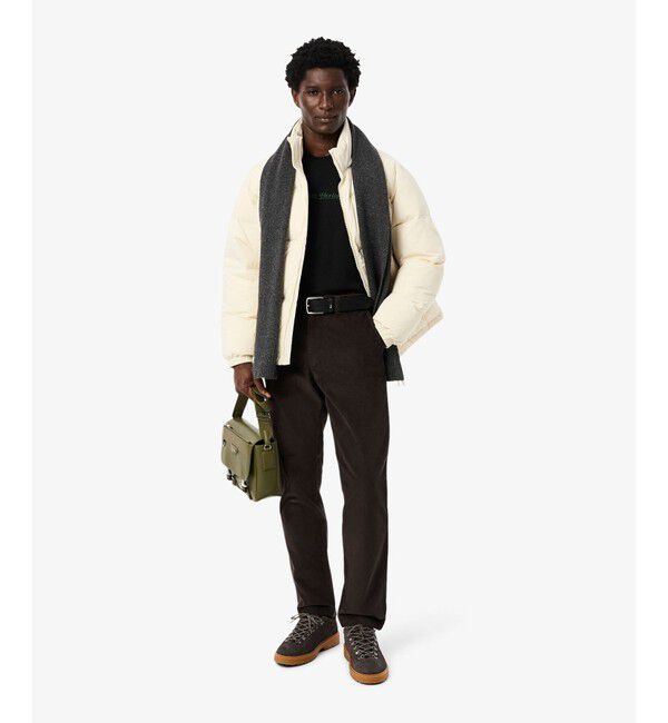 LACOSTE「ヘリテージロゴステッチTシャツ」|Tシャツ・カットソー|