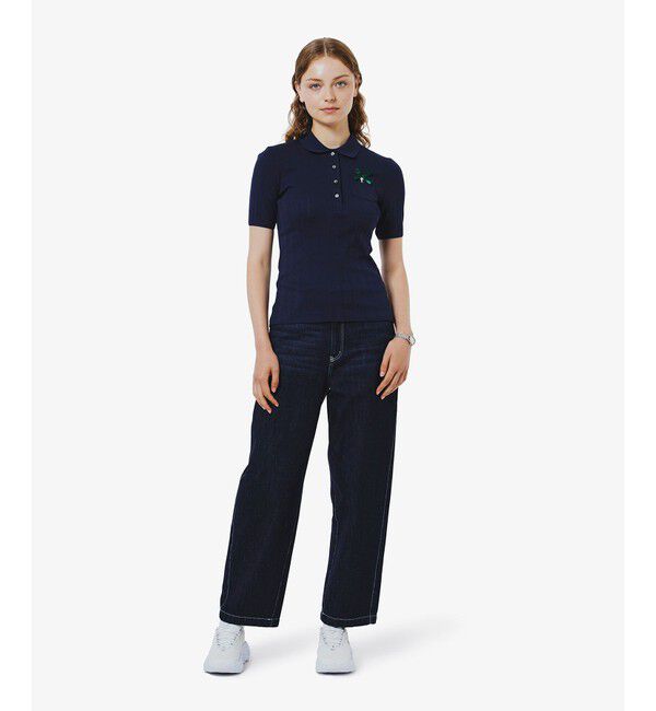 LACOSTE「バレルレッグデニムパンツ」|デニム|