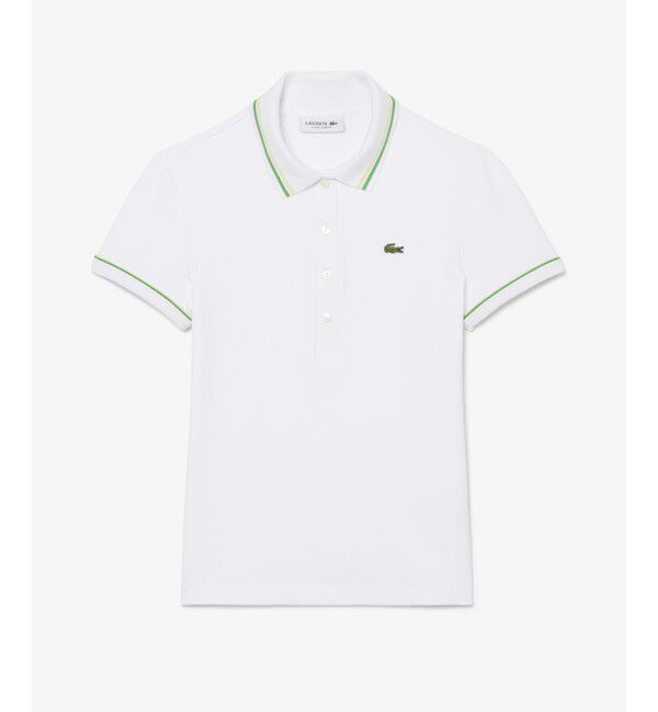 LACOSTE「カラー＆カフスラインスリムフィットポロシャツ」|ポロシャツ|
