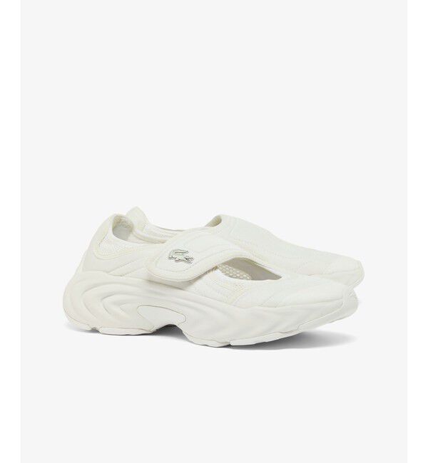 LACOSTE「レディース SPINOR SANDAL 1262 SFA 厚底ボリュームソール ストラップスニーカーサンダル」|サンダル|ホワイト