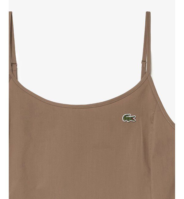 LACOSTE「ストレッチタイプライターキャミドレス」|ワンピース|