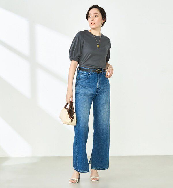 NOLLEY'S「高機能 LA＋スムース5分袖プルオーバーカットソー」|Tシャツ・カットソー|