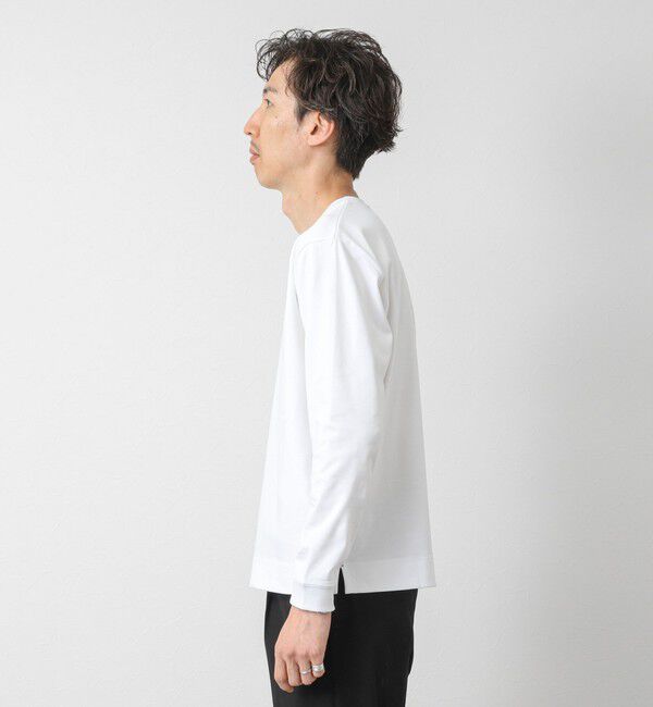 NOLLEY'S goodman「《ビジカジ対応》超長綿ハイゲージシルケット ポンチドレスCN ロンT 25AW」|Tシャツ・カットソー|