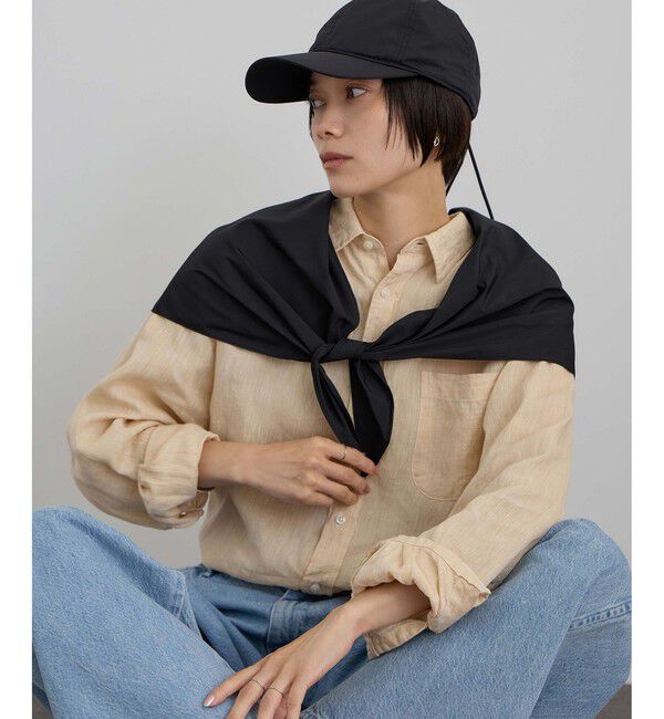 SALON adam et rope'「【WEB限定】ストール付き2WAYキャップ / UVカット・撥水」|キャップ・キャスケット|