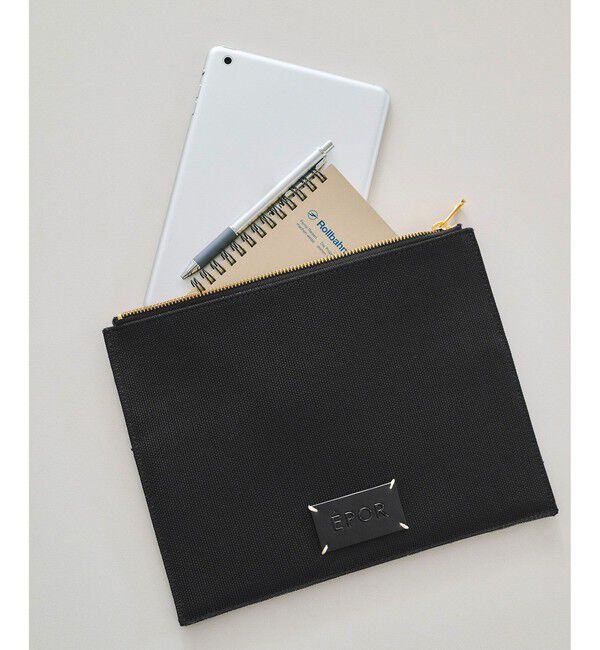 ROPE「【E'POR】GADGET TABLET CASE」|ポーチ|ブラック(01)