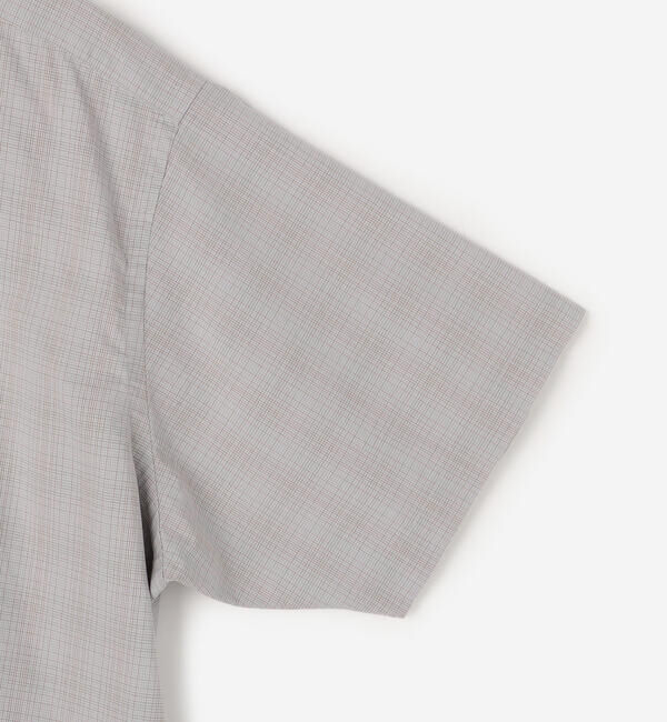 GYMPHLEX「Gymphlex | コットンブロード ボタンダウン半袖シャツ CHECK MEN」|シャツ・ブラウス|