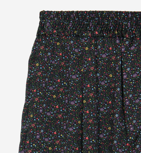  「TICCA | リトルフラワープリント ワイドイージーパンツ WOMEN」|チノ|