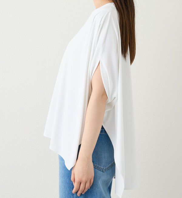  「【吸水速乾/遮熱/接触冷感/洗濯機洗い可】クールタッチポンチョカットソー」|Tシャツ・カットソー|