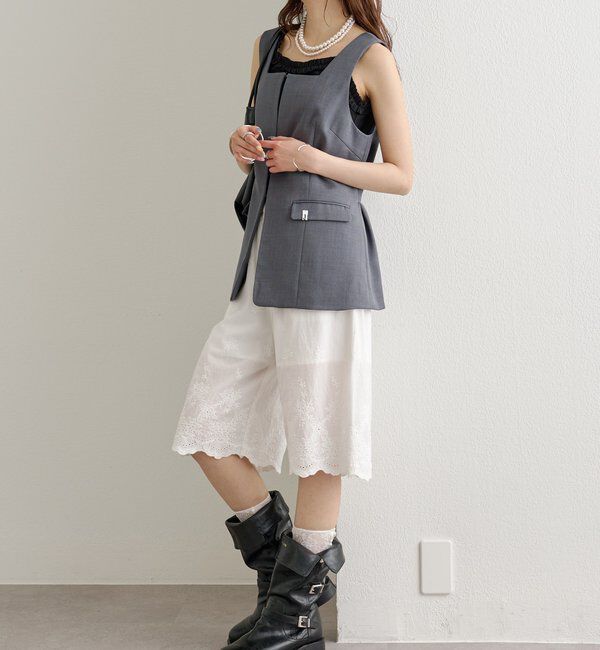  「スカラップレースハーフパンツ」|その他|