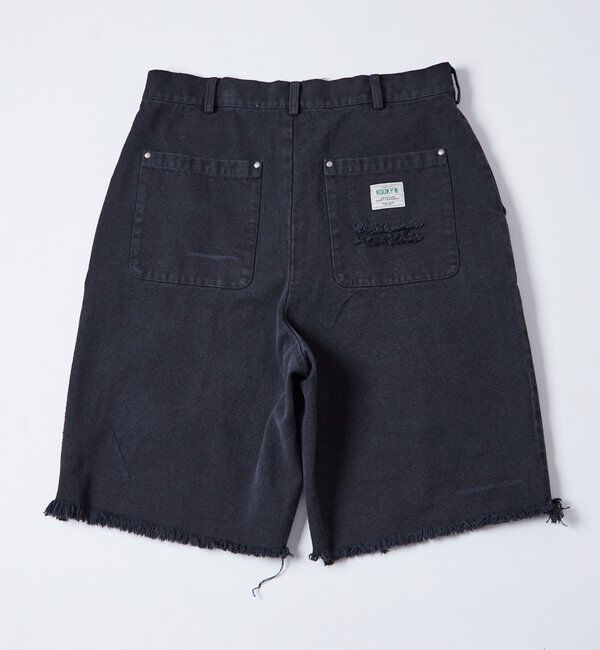  「【UNISEX】【KOOKY'N】ダメージダックハーフパンツ」|チノ|