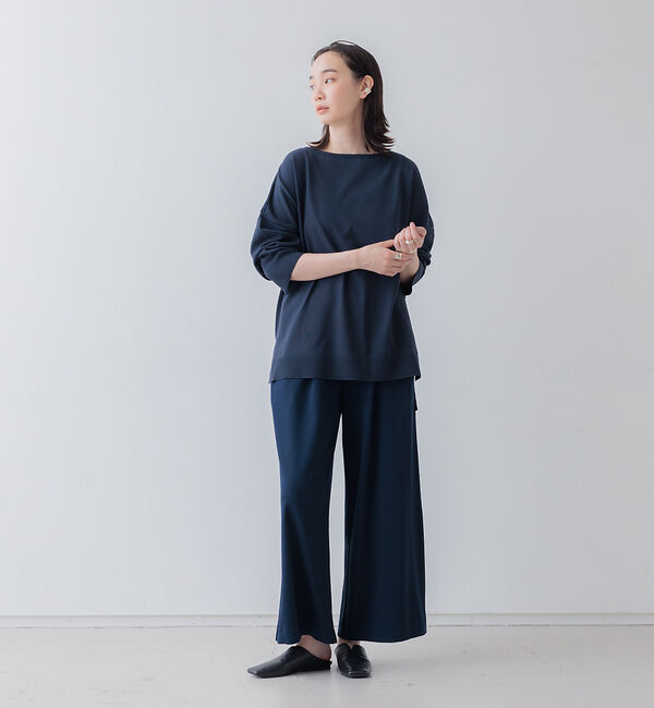 collex「ストレッチドロップショルダープルオーバー」|ニット・セーター|
