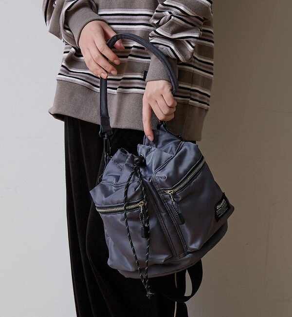 ABAHOUSE「【Dickies / ディッキーズ】 PADDED MP 2WAY BAG/ユニ」|ショルダー・メッセンジャー|チャコールグレー