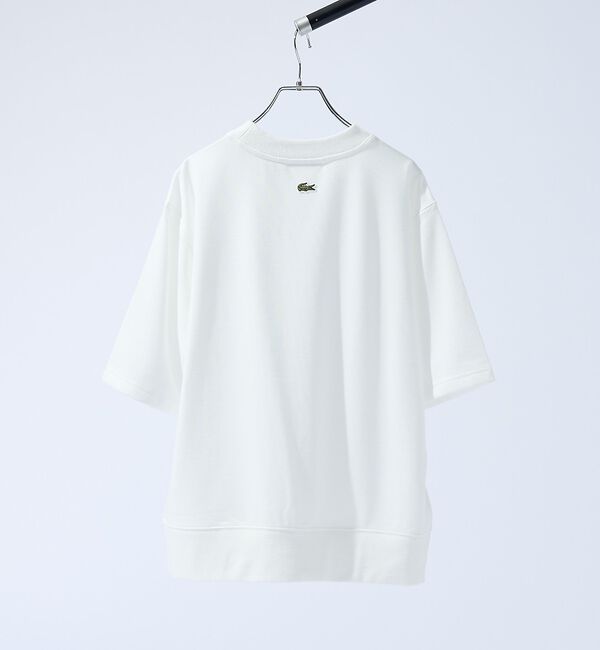 ABAHOUSE「【LACOSTE / ラコステ】オーバーサイズクロックエンブレムスウェットTシャ」|Tシャツ・カットソー|