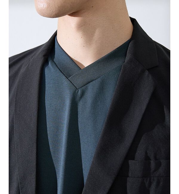 ABAHOUSE「【SMART CLOSET/WEB限定】シルケット天竺 Vネック 半袖Tシャツ」|Tシャツ・カットソー|
