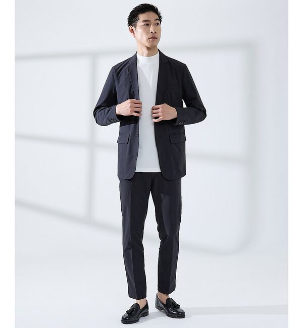 ABAHOUSE「【SMART CLOSET/WEB限定】シルケット天竺 モックネック Tシャツ」|Tシャツ・カットソー|