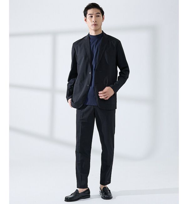 ABAHOUSE「【SMART CLOSET/WEB限定】シルケット天竺 モックネック Tシャツ」|Tシャツ・カットソー|
