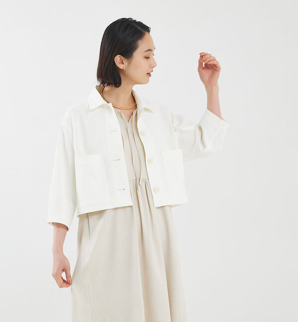 qualite「【セットアップ対応】2WAYストレッチシャツブルゾン」|ブルゾン・スタジャン|