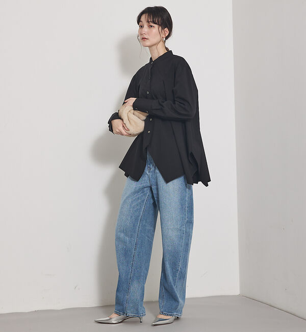 qualite「【一枚でもレイヤードでも決まる】ランダムヘムシャツ」|シャツ・ブラウス|