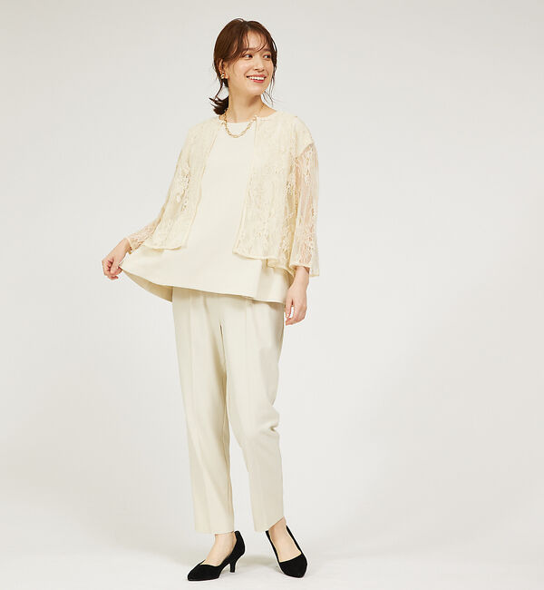 abahouse mavie「【エニデイカセット】レースボレロ＆フレンチセットアップ３点セット」|ワンピース|