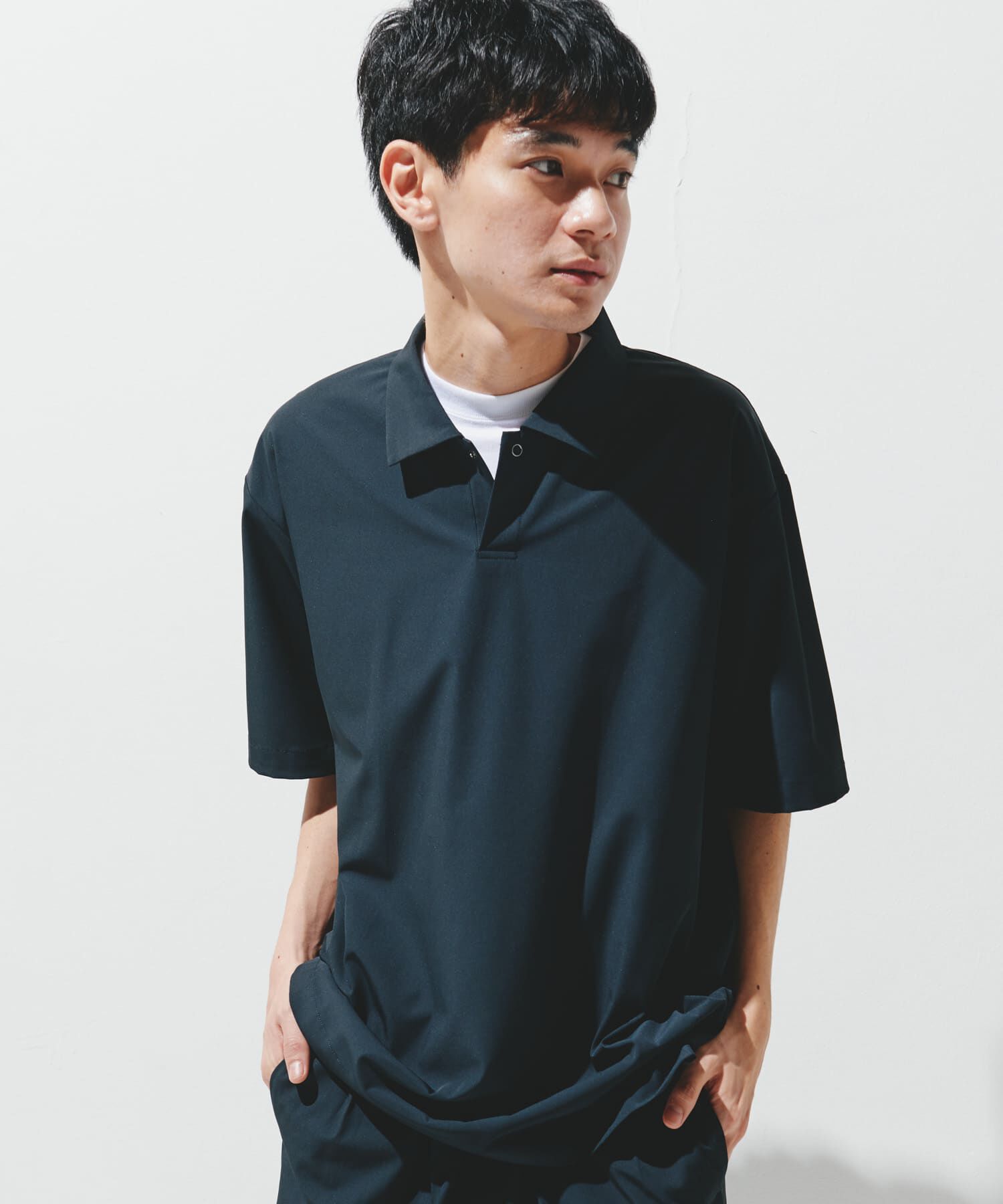 URBAN RESEARCH DOORS「『UR TECH』サマシェア ポロシャツ」|ポロシャツ|