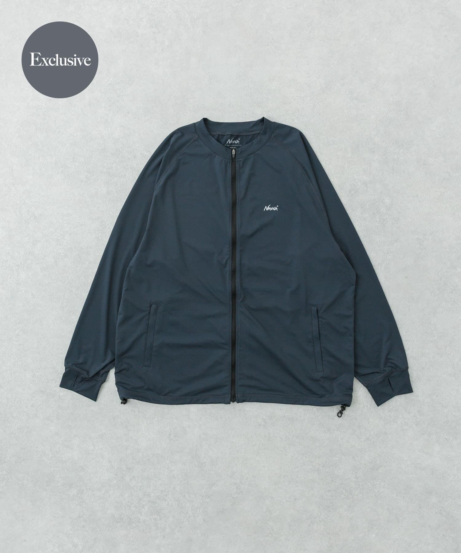 URBAN RESEARCH「『別注』NANGA&times;URBAN RESEARCH　 RASH GUARD BLOUSON」|ブルゾン・スタジャン|チャコールグレー