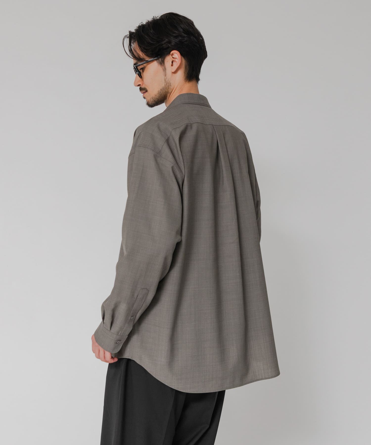 URBAN RESEARCH「『洗濯可/防シワ/接触冷感』WASHABLE WOOL OVER SHIRTS」|シャツ・ブラウス|