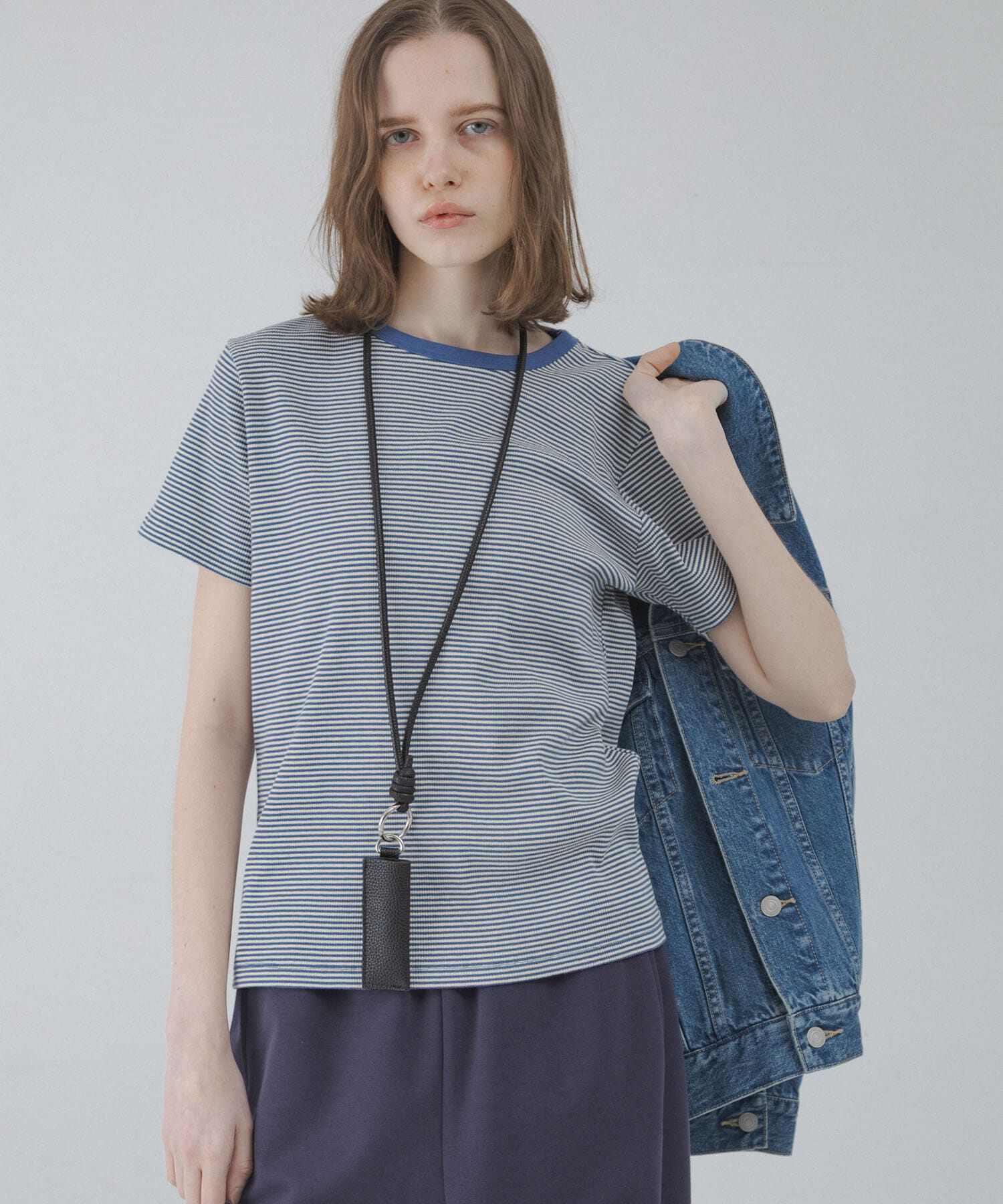 Sonny Label 「ジャガードアソートコンパクトTシャツ」|Tシャツ・カットソー|